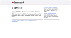 Desktop Screenshot of lacante.pl
